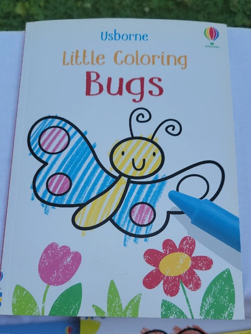 Lot Of 6 Usbourn Wipe-Clean Activity Books - Blue/Yellow/Green